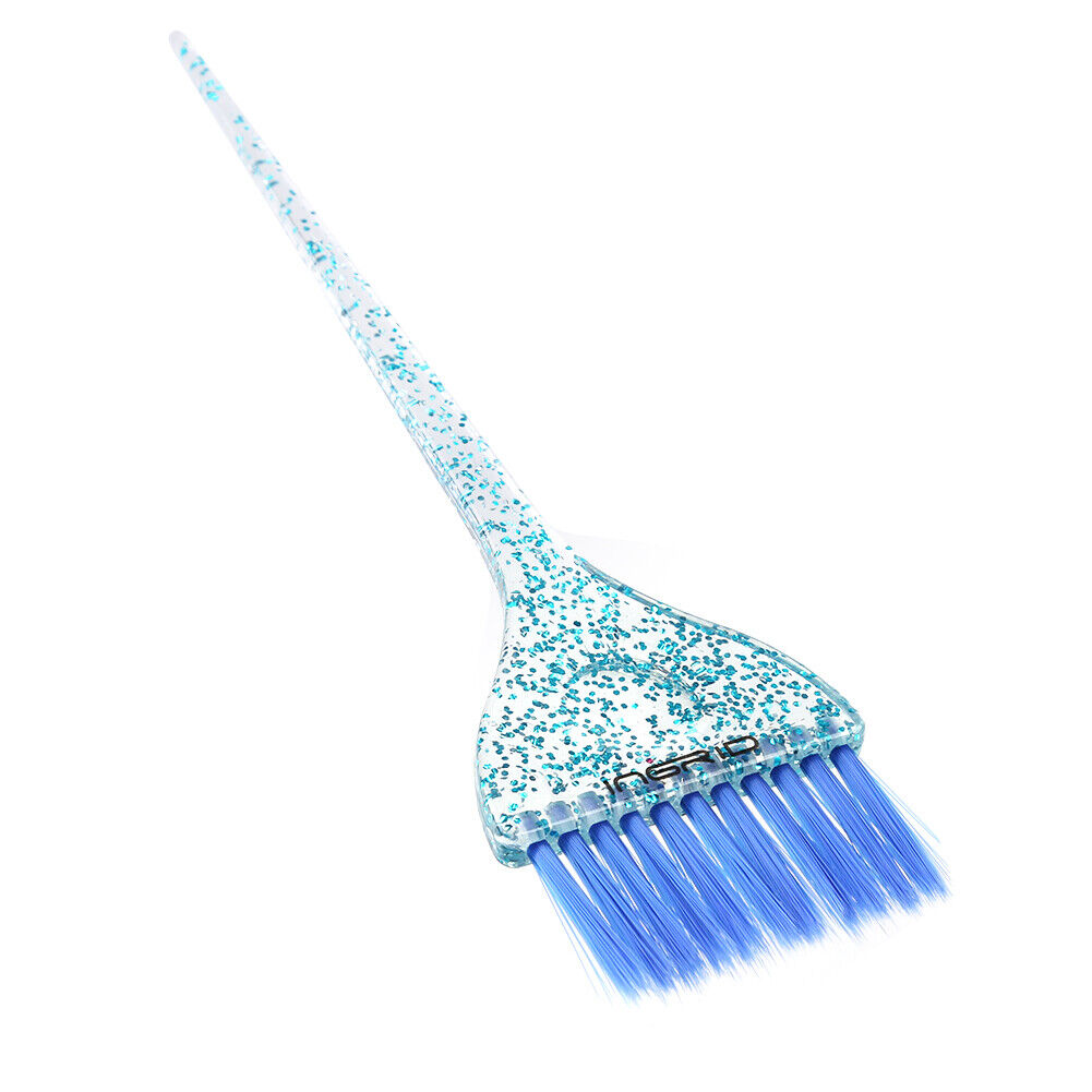 Dye Hair Brush Easy Clean Portable Salon Hair Tinting Color Brush (Blue)