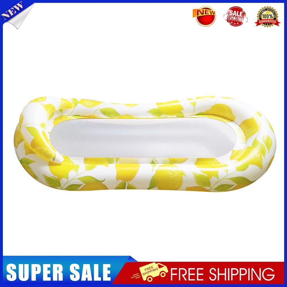 Inflatable Pool Lounger Float Hammock Floatie Swimming Pool Tanning Lounge