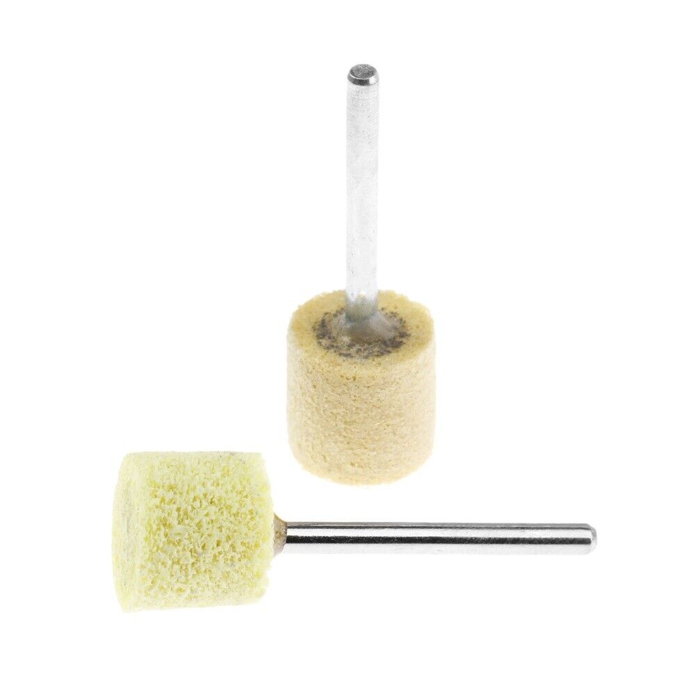 4Pc 12mm 0.47inch Head Dia Grit 150# 240# 320# 600# Nylon Polishing Head Buffing