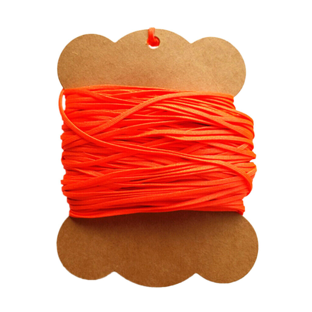 Durable High Strength Flat Line for Scuba Dive Reel 50m Fluorescent Orange