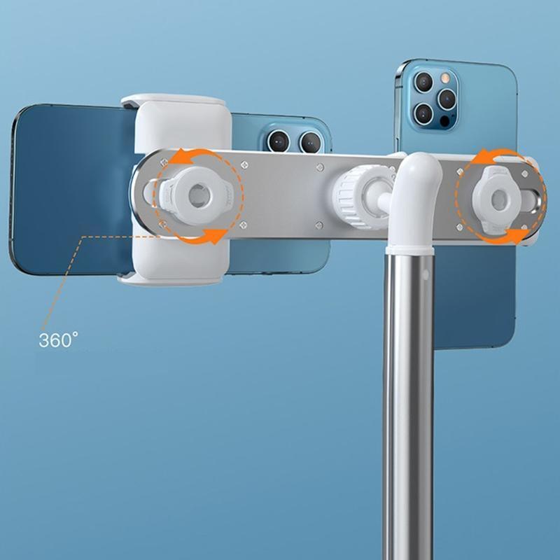 Stable Holder Mobile Phone Tablet Holders Aluminum Bases Non-slip Pad Props