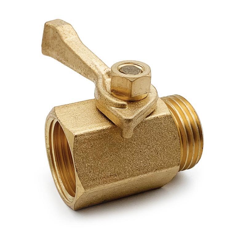 Heavy Duty Brass Garden Hose Shut Off Valve 3/4 Inch