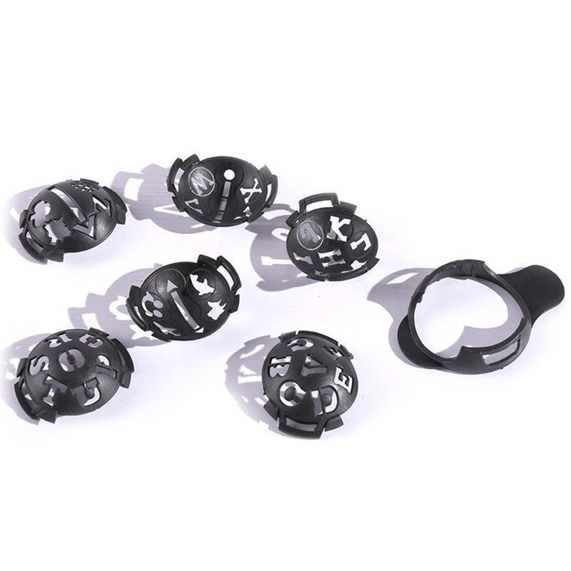 7Pcs Golf Ball Line Marking Template Golf Scribe Supplies Ball Line Clip Liner
