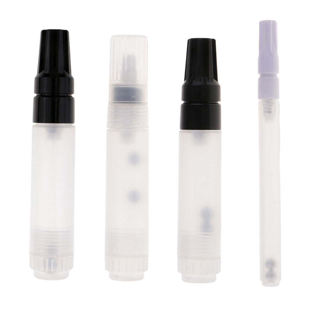 4pcs Watercolor Oil Paint Marker Pen Empty  Ink Fountain Refill Pen