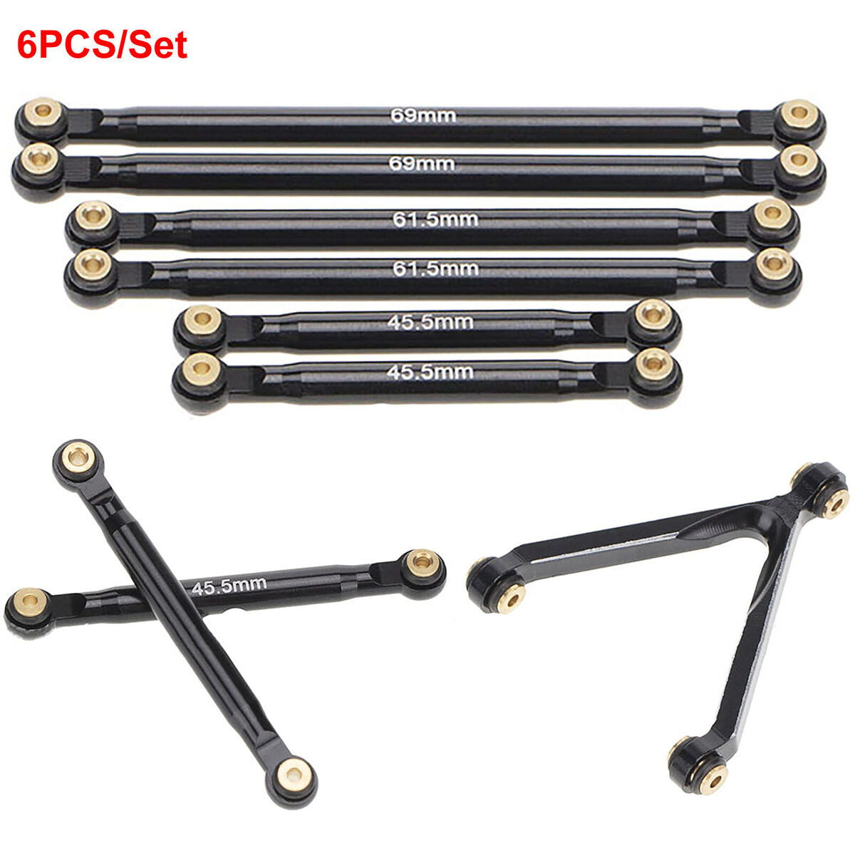 1/24 RC Car Shell Linkage Link Pull Rod Kits For Axial SCX24 C10 Ford JEEP Parts