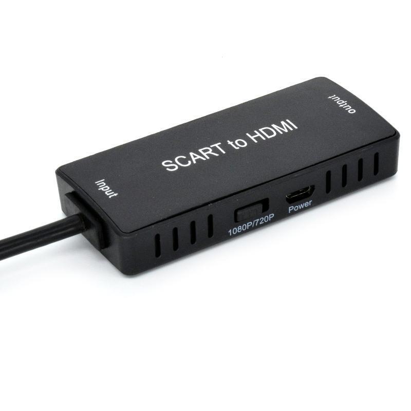 SCART to Hdmi-compatible Converter Scart in HDMI-Compatible 720/1080P Switch