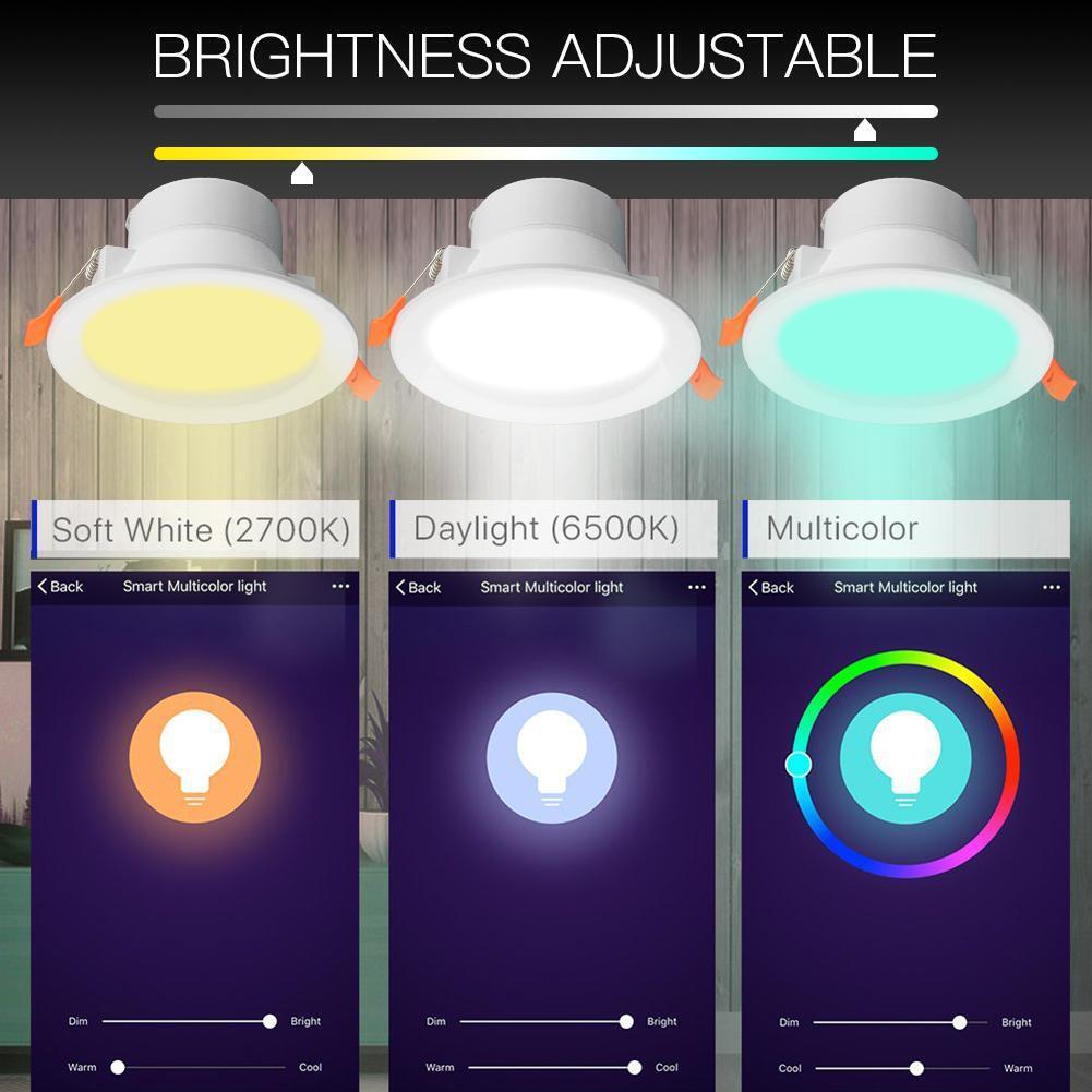 7W WiFi Smart RGBW LED Down Light for Home Automation Alexa Google Home