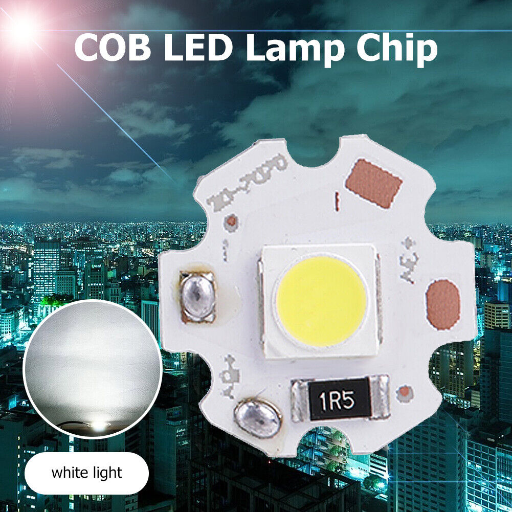 High Power 5V 3W COB LED Lamp Chip Light Source for Floodlight (White)
