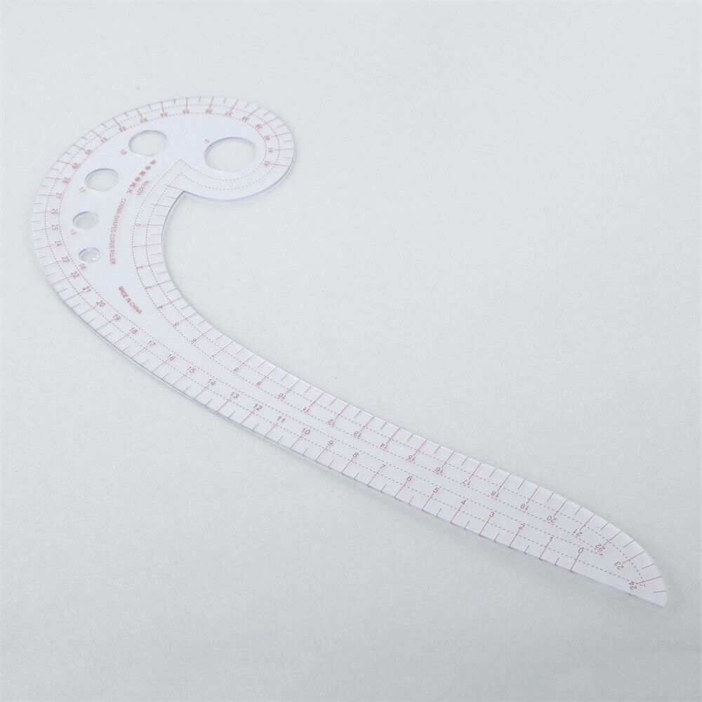 Sewing Tools Plastic Curve Ruler Styling Design Ruler French Curve Comma Shaped