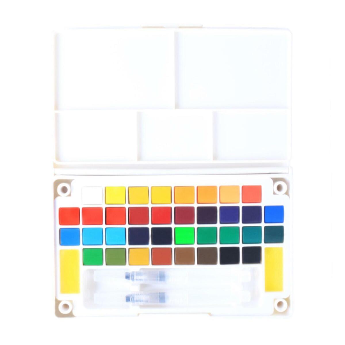36  Watercolor Paint  Vibrant Pigment Kit   Drawing