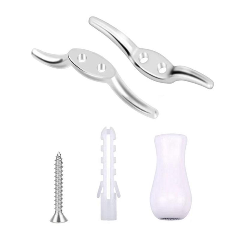 Blinds Cord Cleat Baby Safety Rope Cleats with Screws Easy Assemble Window Decor