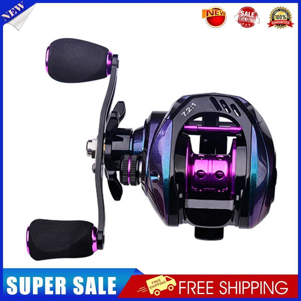 Metal Baitcasting Reel 4+1BB 7.2/1 Magnetic Brake Fishing Reels (Left)