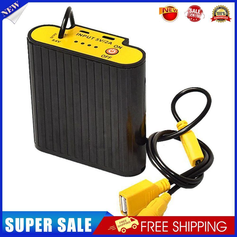 18650 Battery Pack Power Bank Case 8.4V DC + 5V USB Output for Bike Light