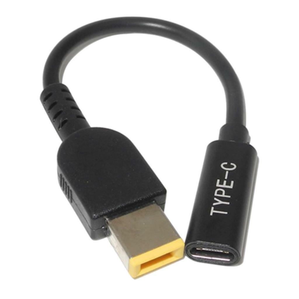 Laptop  Adapter Cable USB  To Square Plug Charger For