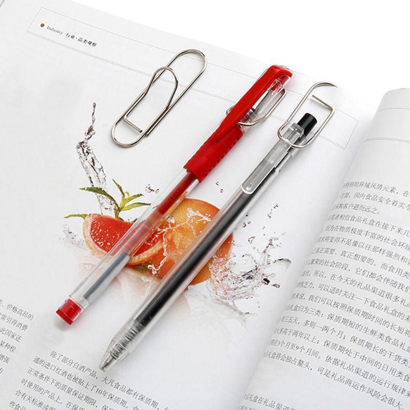 Metal Paper Clips Large Binder Clips Small Book Page Divider Decorative Bookmark