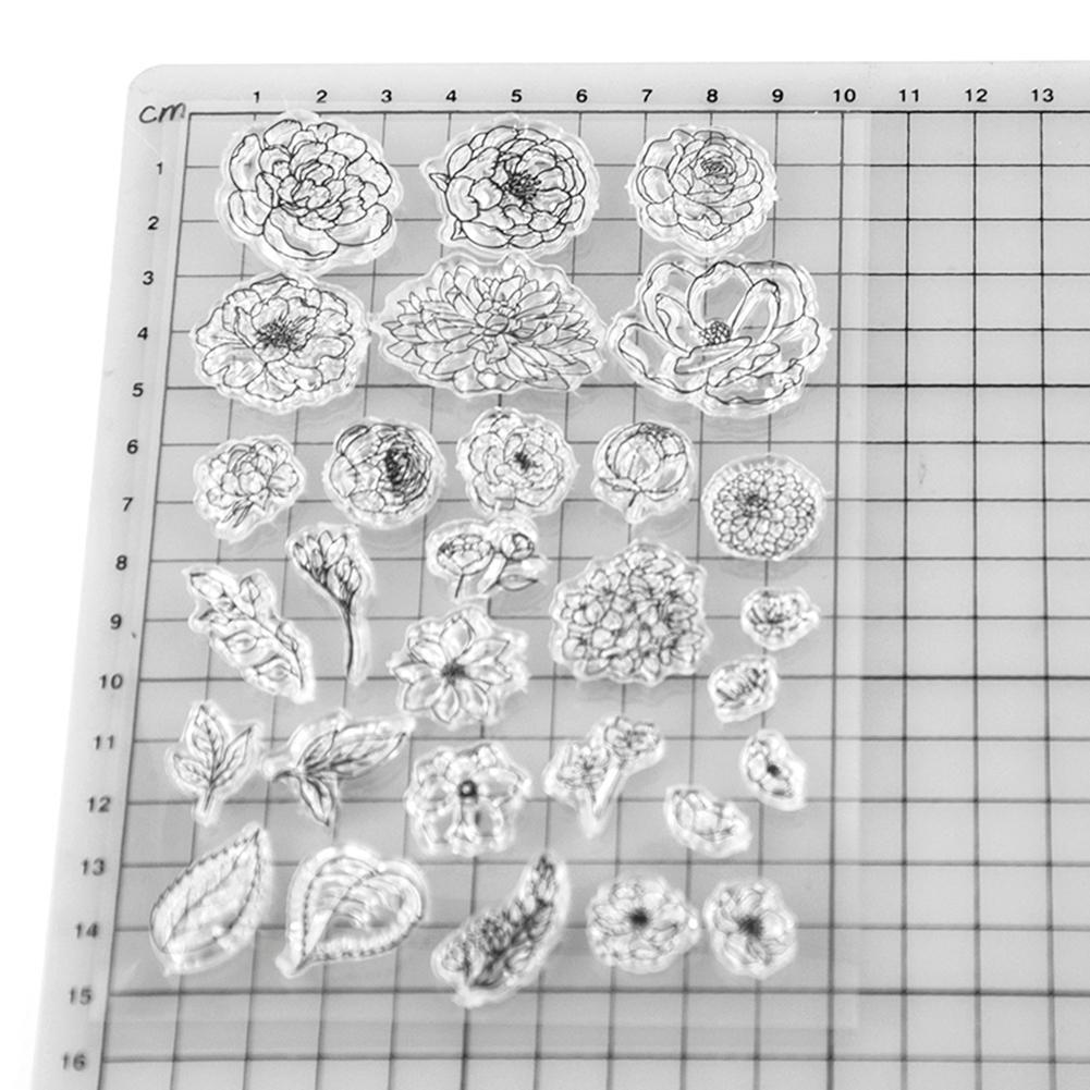 Silicone Transparent Seals Clear Stamps for DIY Scrapbooking Photo Album