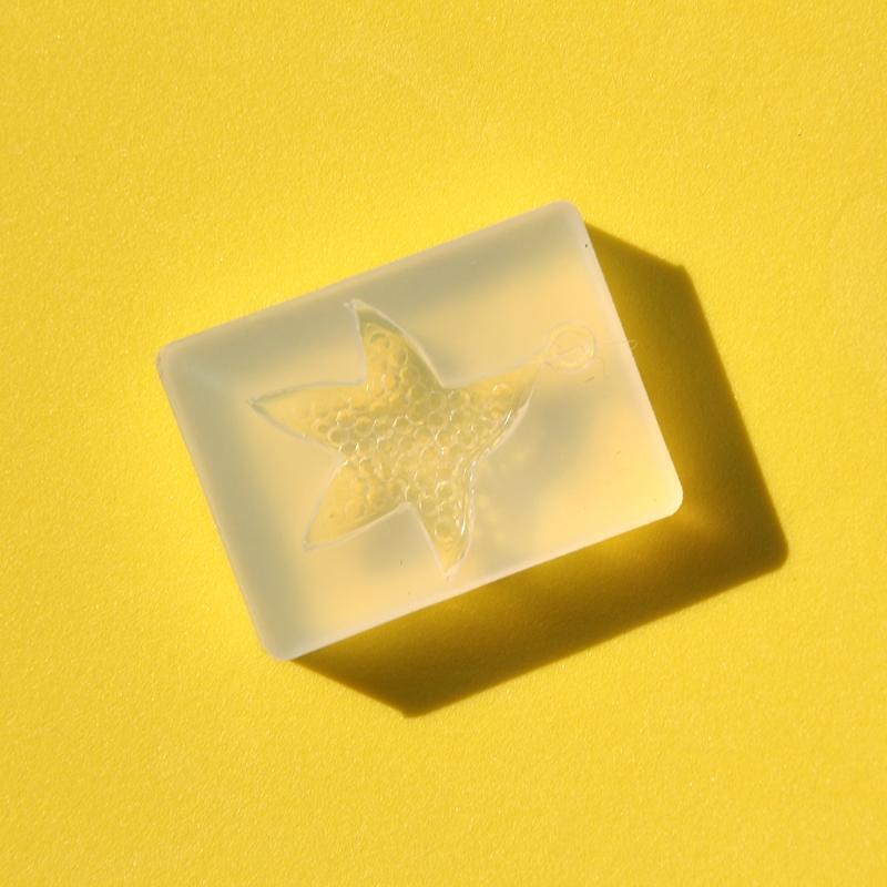 Handmade Pendant Silicone Mold Starfish Epoxy Molds Keychain Pendant Crafts