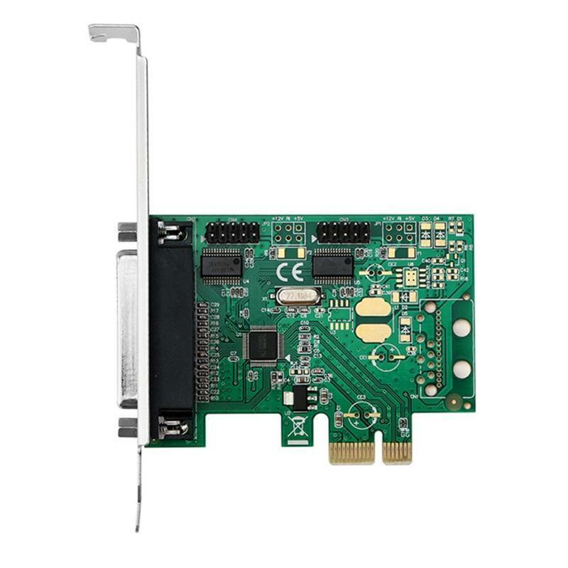 PCIe Expansion Card Serial Parallel Combo PCI Express to DB25 RS232 Port Adapter