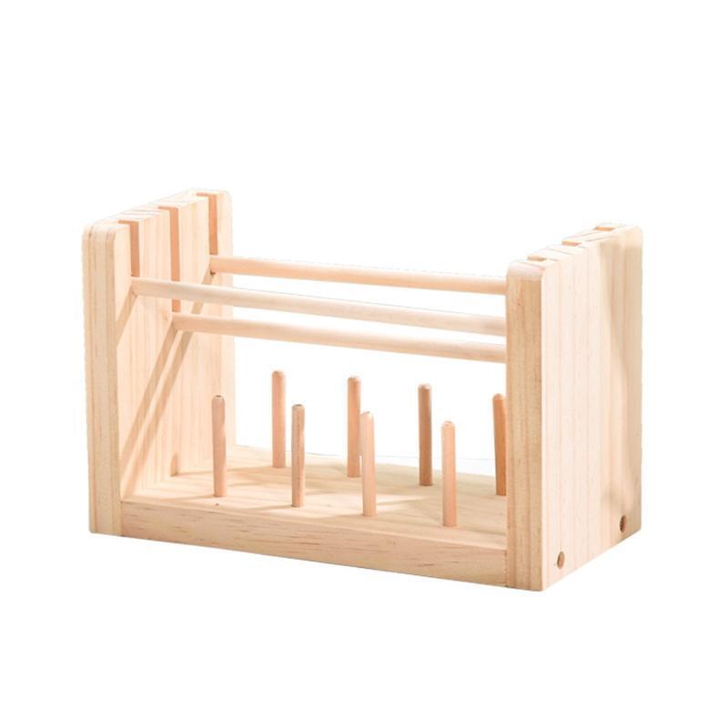 Spools Wooden Thread Rack Thread Holder Organizer for Sewing Embroidery Quilting