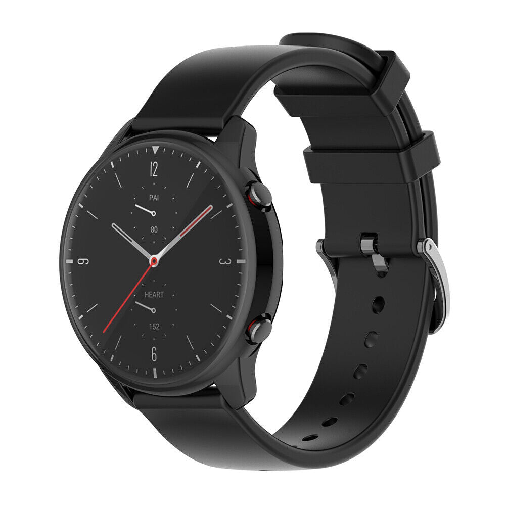 Case for Amazfit GTR 2e/GTR 2 Watch TPU All-Around Screen Cover (Black)