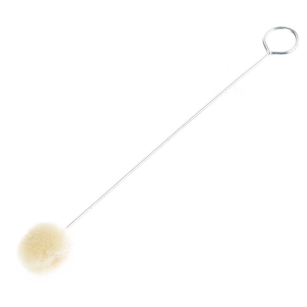 20Pcs Wool Daubers Assisted Dyeing Brush Metal Handle Household DIY Leather Tool