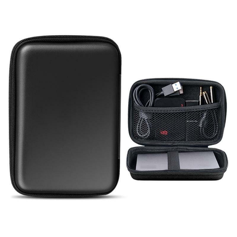 Power Bank Case Hard Case Box For Hard Drive Disk USB Cable Storage Carrying