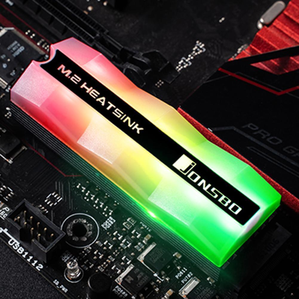 Jonsbo M.2-2 Color Light M.2 SSD Heatsink 5V 3Pin Solid State Drive Cooler