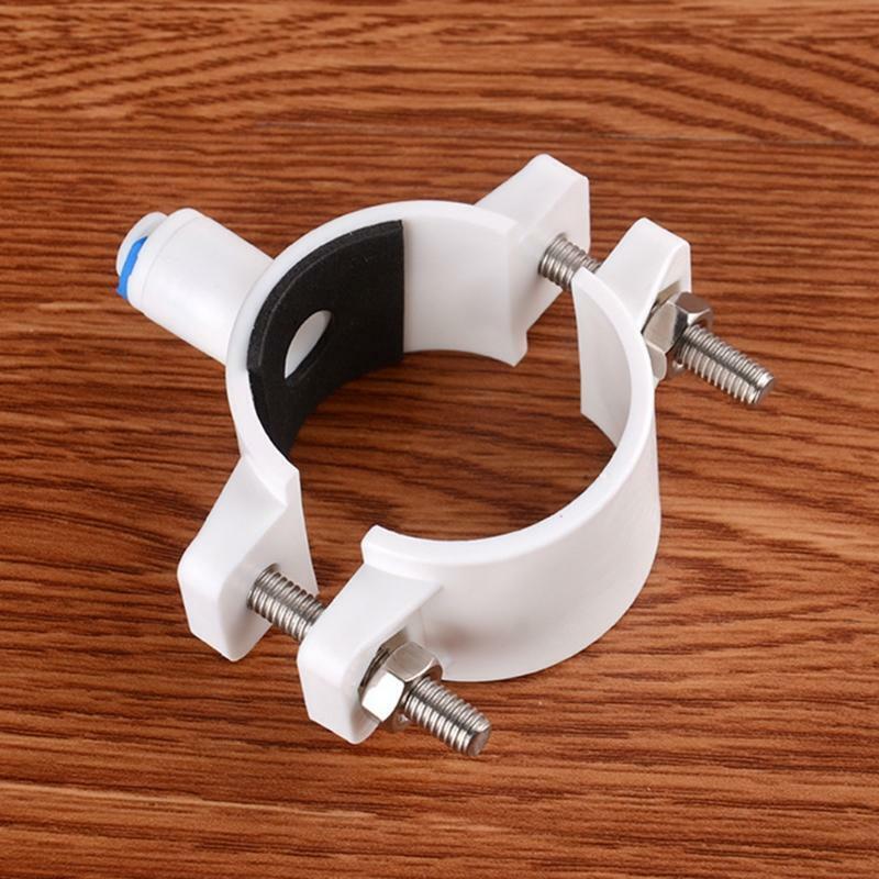 Pipe Fittings RO Water 40mm Drain Waste Water Pipe Clamp Saddle Clips 1/4" Hose
