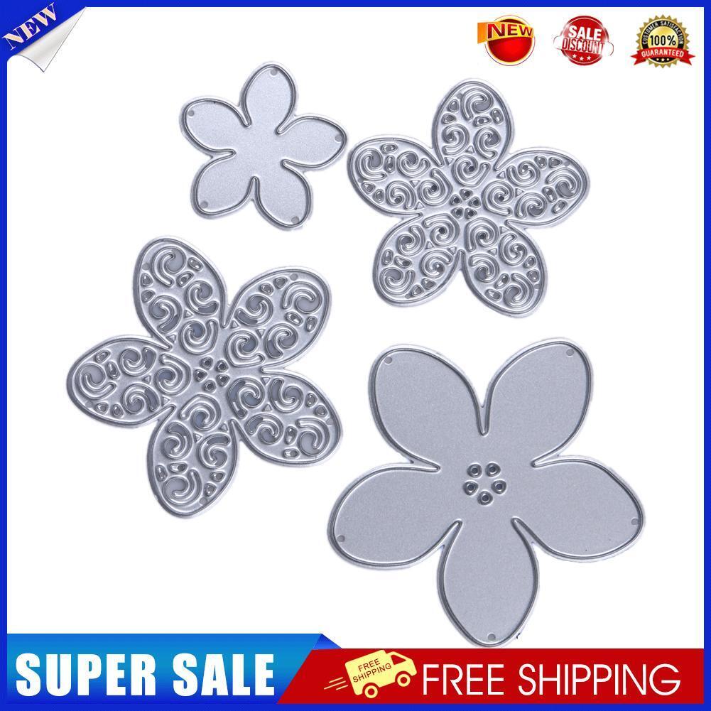 Metal 4 size Flower Cutting Dies Stencils for DIY Scrapbooking/photo album