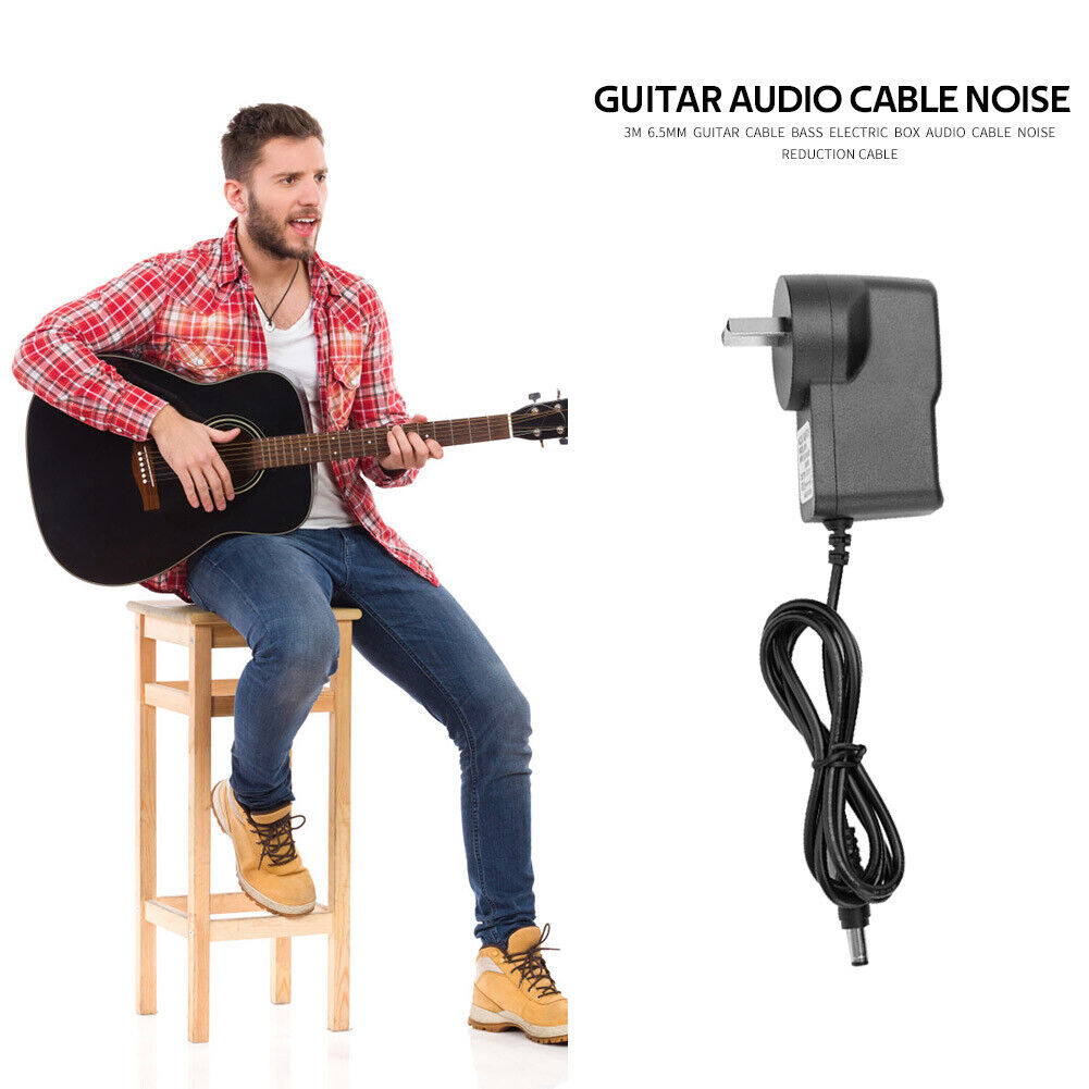Guitar Effect Pedal Power with 1 to 4 Way Cable 9V 1A DC Power Adapter (AU)