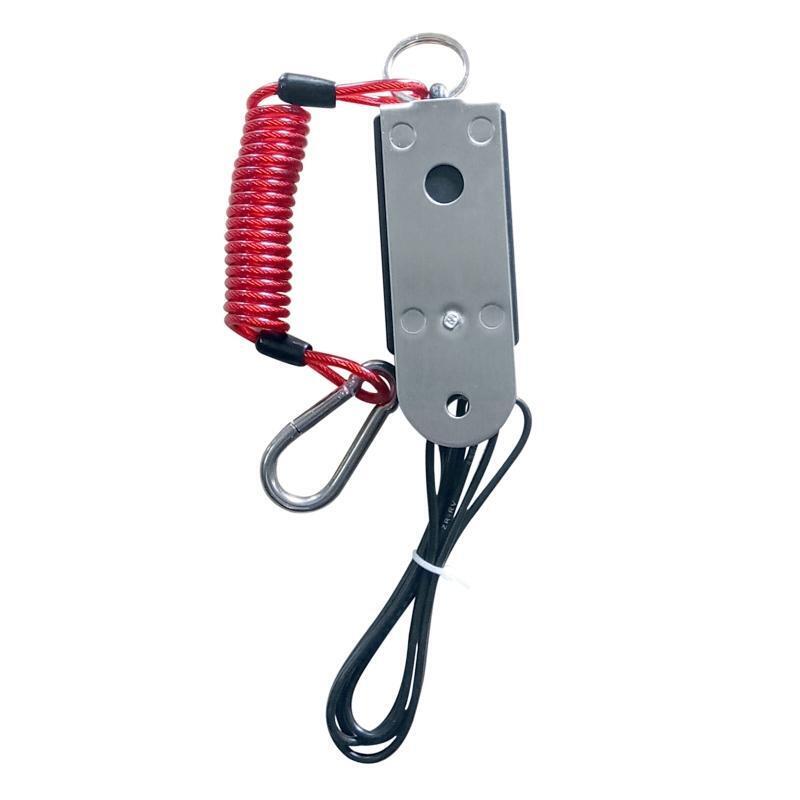Electromagnetic Switch 4ft Breakaway Coiled Cable with Brake Switch for Trailer