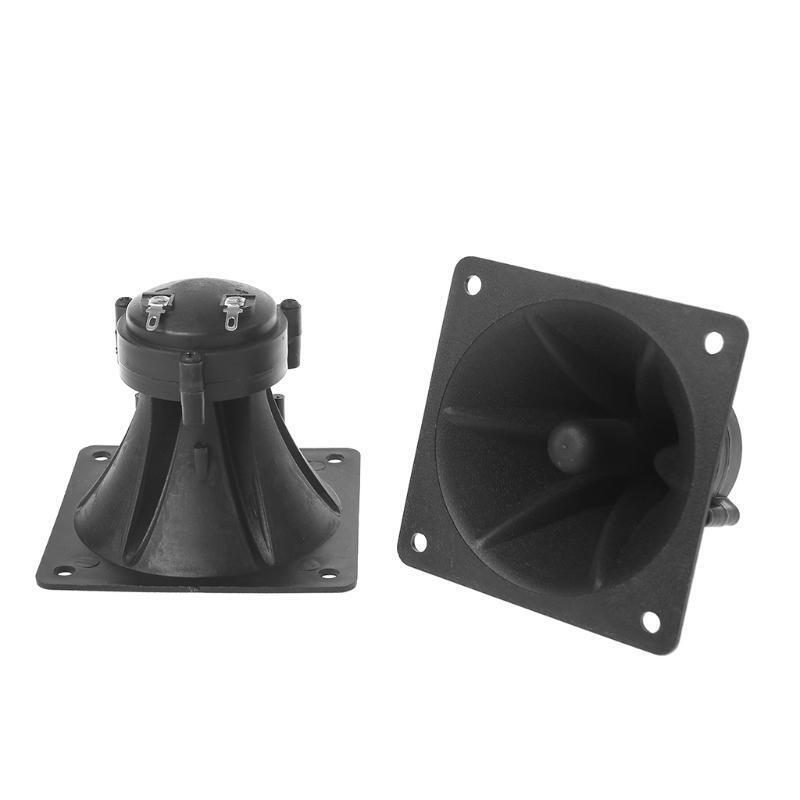 2 Packs High Power Horn Audio Tweeter System Circular Piezo Tweeter 85mm
