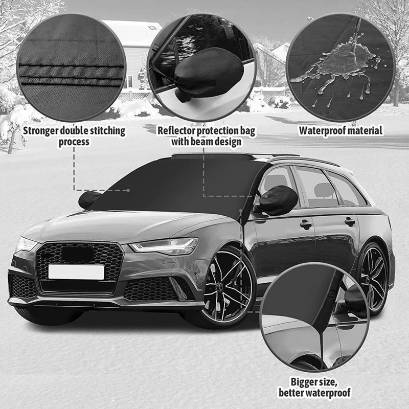 Car Truck Windshield Sun Snow Cover Protects Wipers from Ice Frost 209x147cm