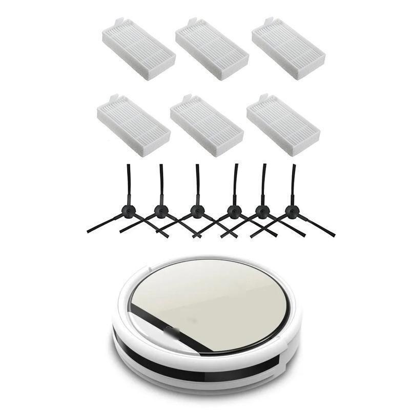 Side Brush Efficient Hepa Filter for Ilife V3 V5 X5 Robot Vacuum Cleaner Parts