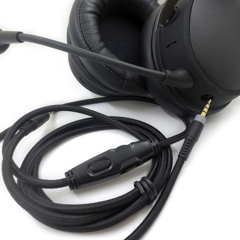 Noise Cancelling Headphones Cable Detachable for HyperX Cloud/Cloud Alpha Gaming