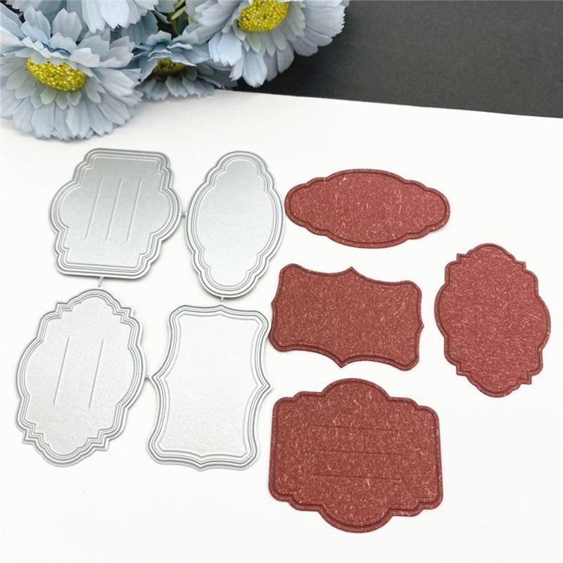 Metal Message Board Cutting Dies Greeting Invitation Festival Blessing Card Make