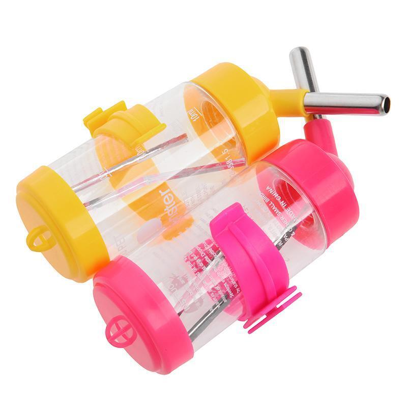 80ml Hamster Water Bottle Leak-Proof Pet Animal Water Feeder Cage Accessories