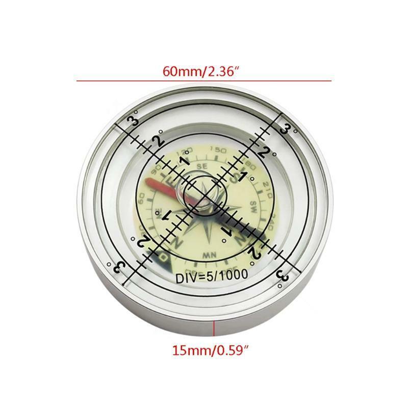 Compass Level Universal Level Cardan Level with Metal Case Diameter 60