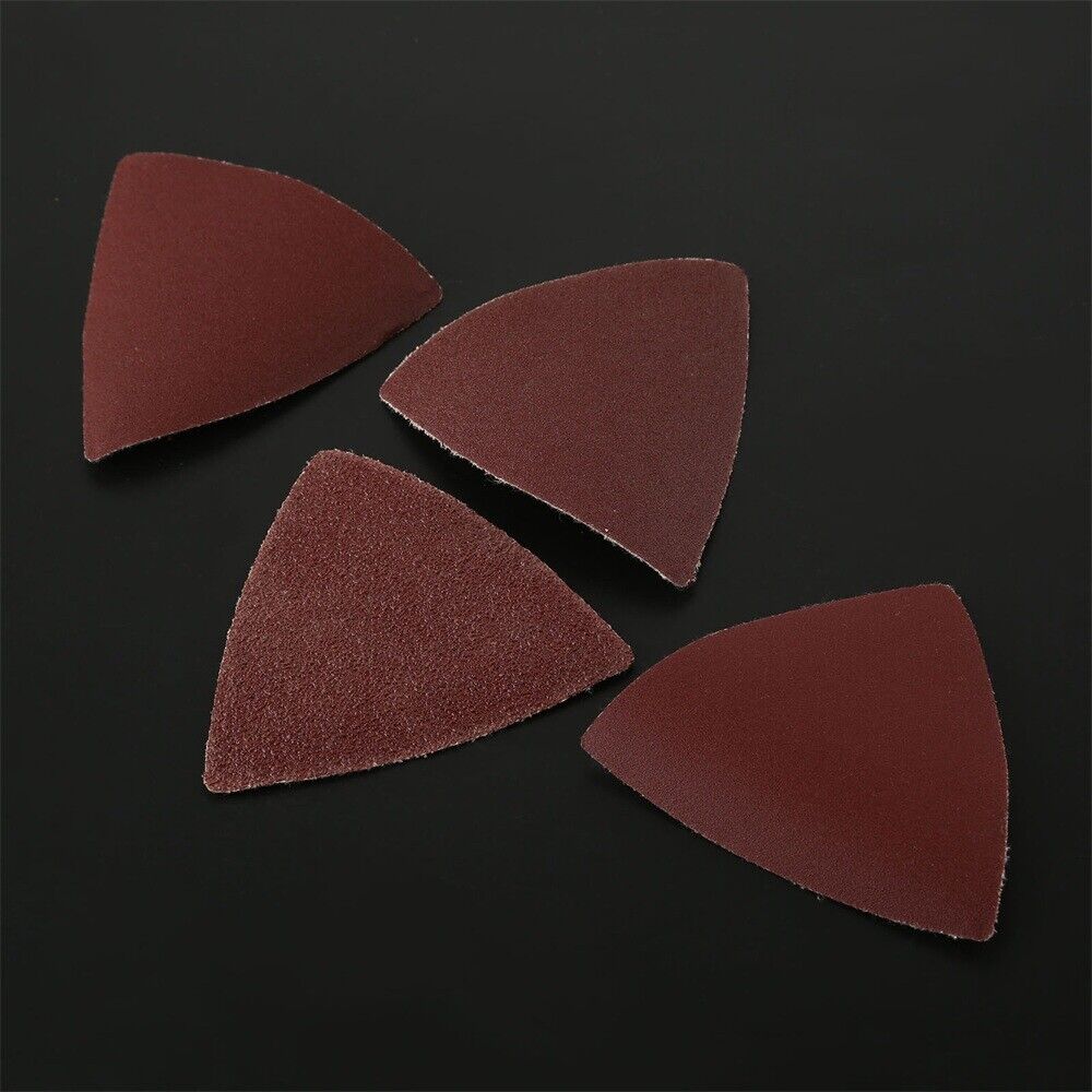 32x Grit 60 120 180 240 Triangular Sanding Sheet Sandpaper Abrasive Grinder Tool