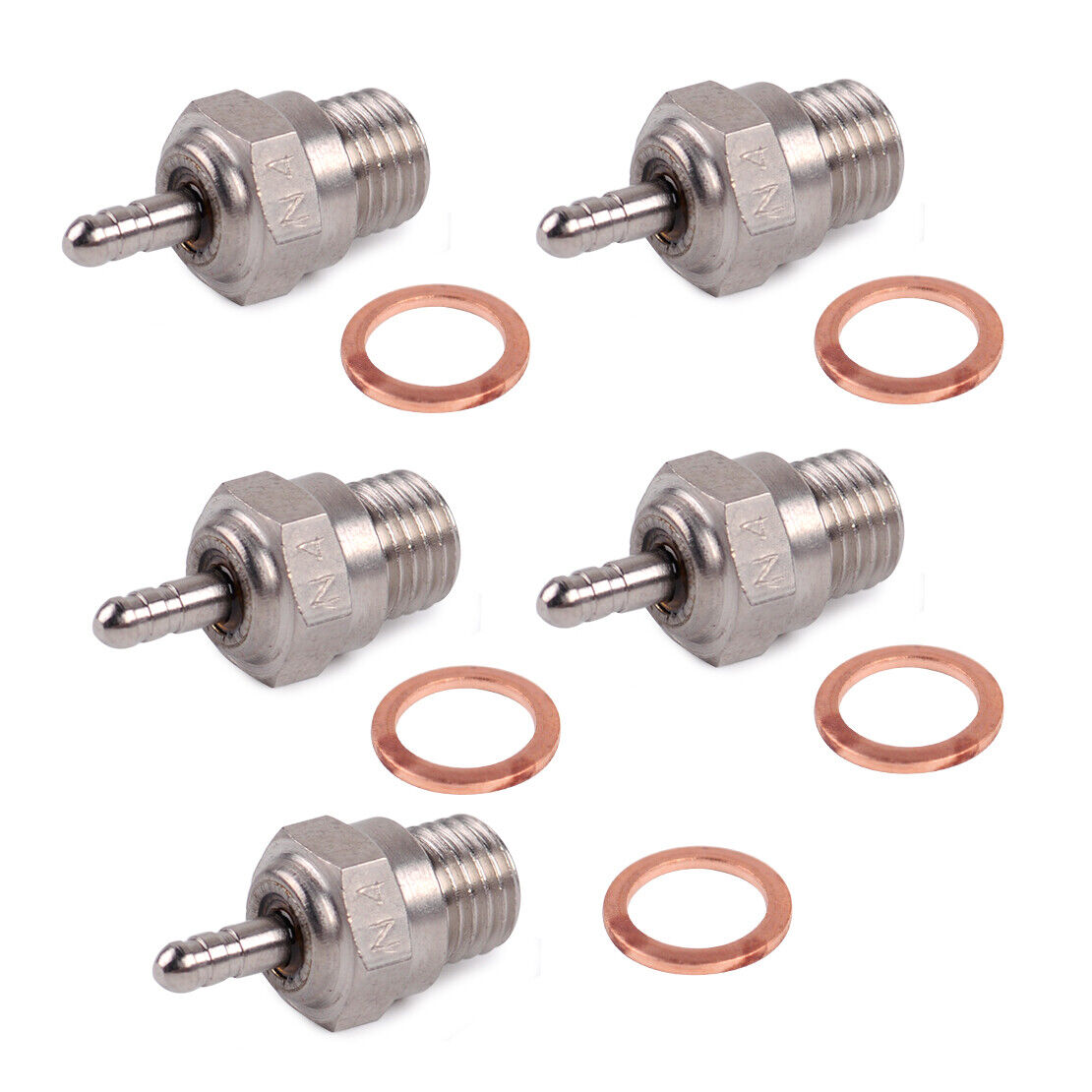 5x 70117 Super Glow Plug N4 Fit for 1/10 Nitro RC Car Redcat SHOCKWA 1.7x0.6 Li