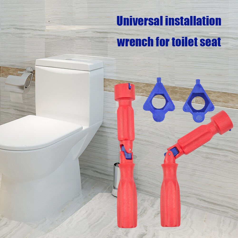 Plastic 10/13/17mm Toilet Seat Installation Wrench Spanner Repairing Tools
