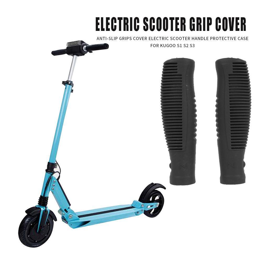 2pcs Electric Scooter Silicone Anti-slip Handle Cover for Kugoo S1 S2 S3
