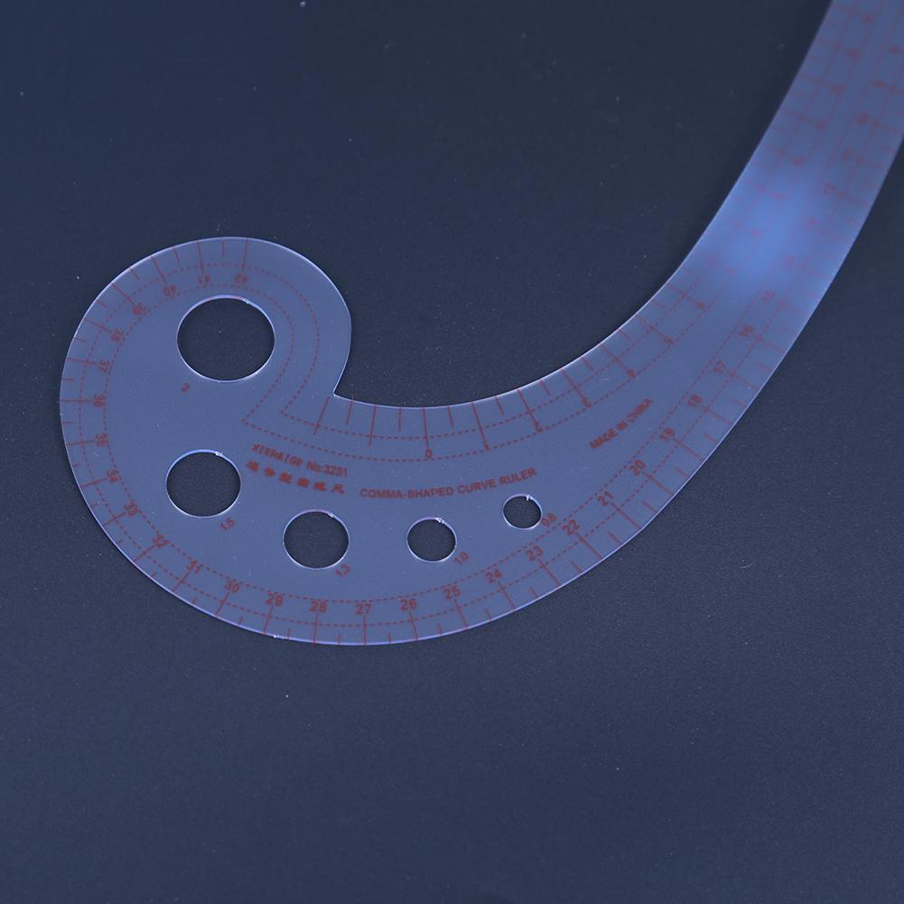 Comma Shaped Designers Curve Ruler for Dressmaking Tailor Support Tools