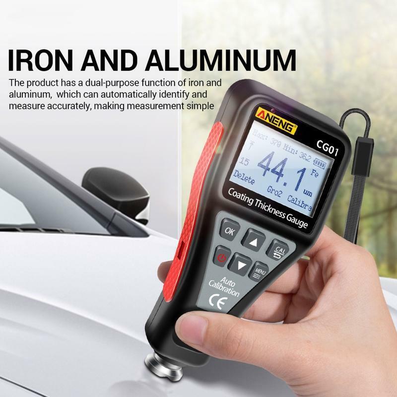 Coating Thickness Gauge Test  Paint Thickness Gauge Digital Meter for Automotive
