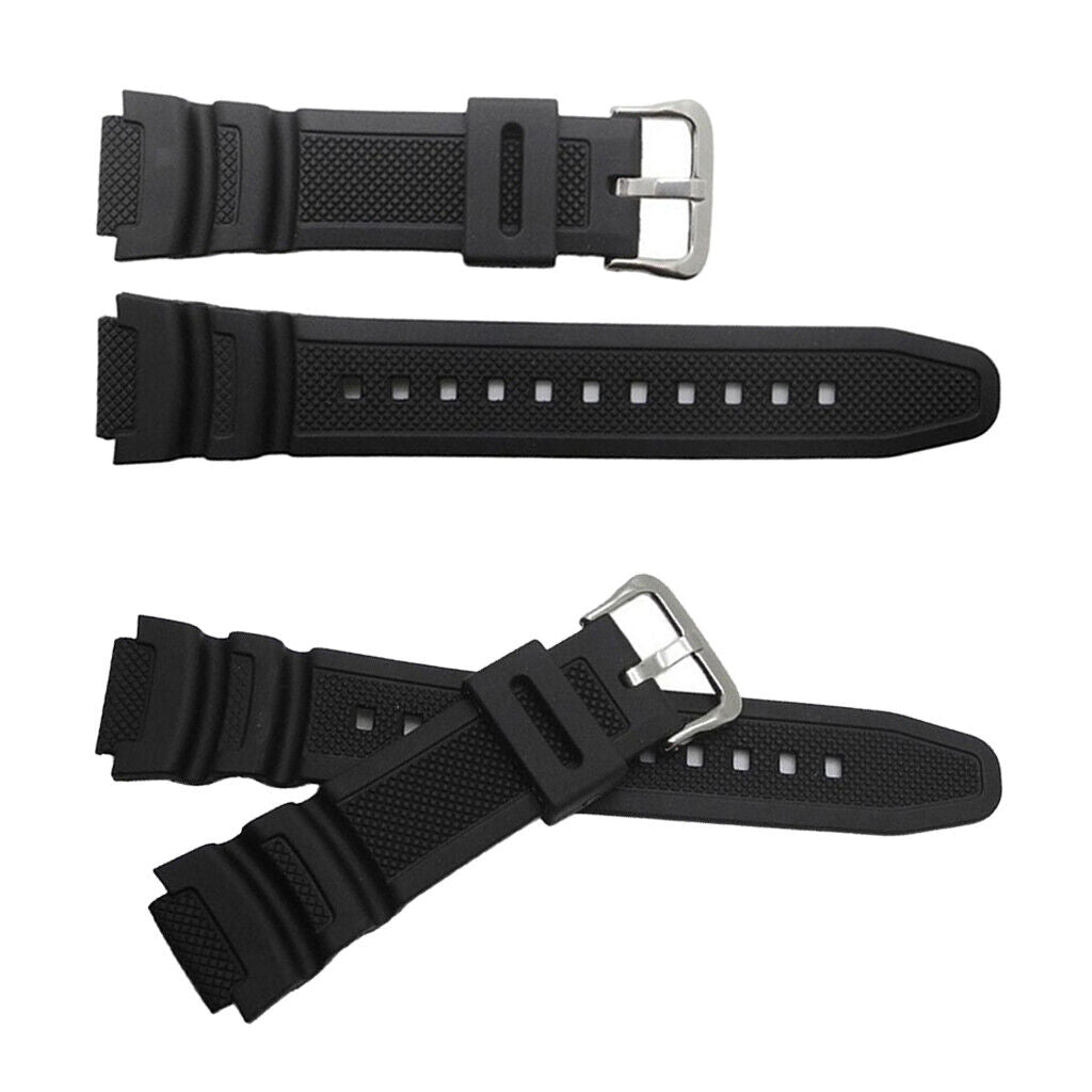 2x For  Rubber Watch Band SGW-300H SGW-400H SGW-500H MRW- AE-1000W