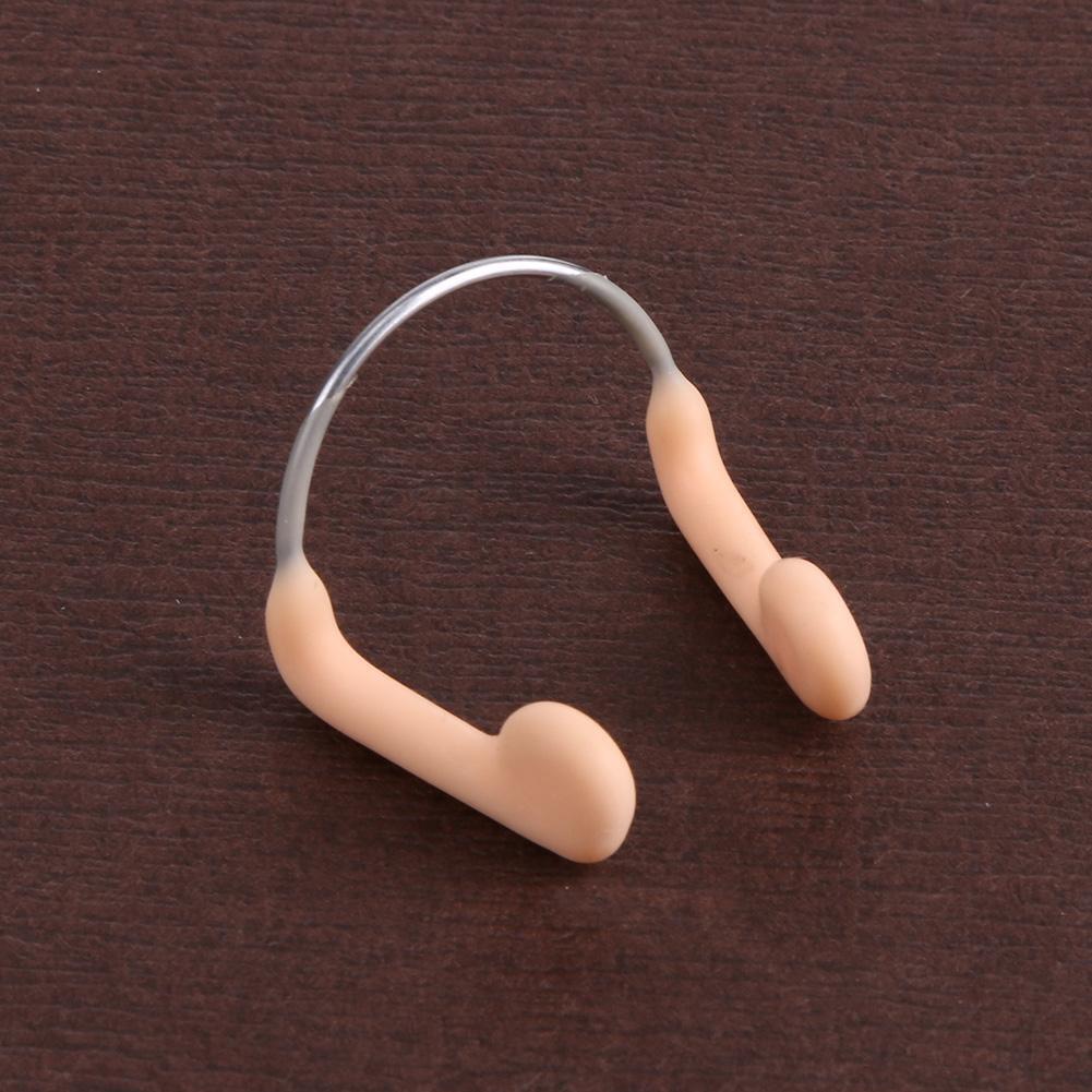 Durable No-skid Soft Silicone Steel Wire Nose Clip for Swimming Diving