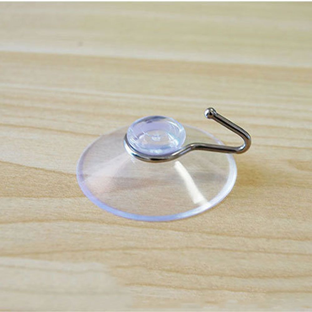 Glass Wedding Supplies Rubber Hangers Suction Cup Sucker Transparent Wall Hook