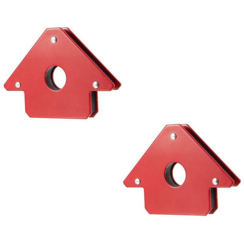 2 Pcs/Set Fixed Connection Welding Magnets 25LB Angle Soldering Locator Tools