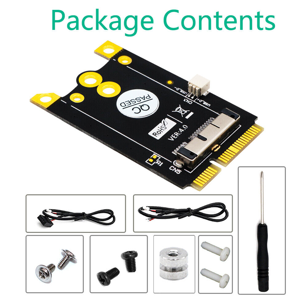 Mini PCI-E Adapter Module mPCI-e to 12+6 Pin WiFi WLAN Wireless Converter
