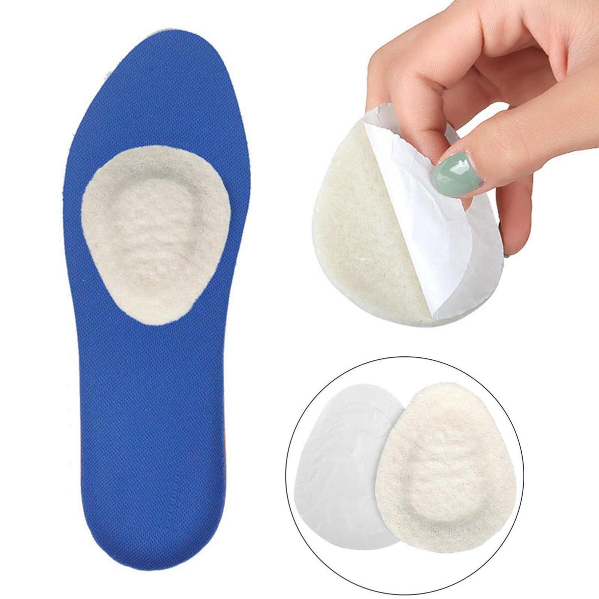 2 Pieces Metatarsal Felt Pads 1/4 Inchthick Foot Cushion Foot Pads Eliminate
